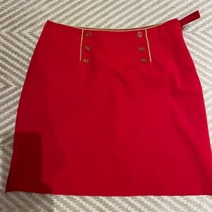 EP Pro Red Golf Skort